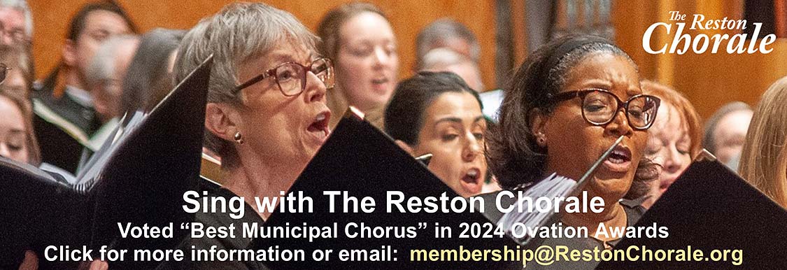 Audition for the Reston Chorale